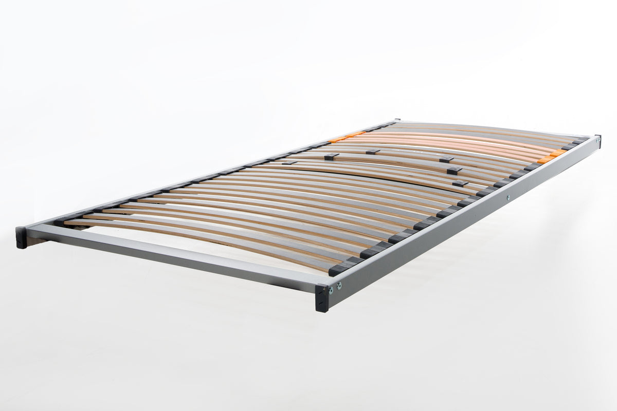 Bedbodem met latten van metaal 160 x 200 cm - 2 x 19 latten - Zwart Bedbodem met latten van metaal 160 x 200 cm - 2 x 19 latten - Zwart